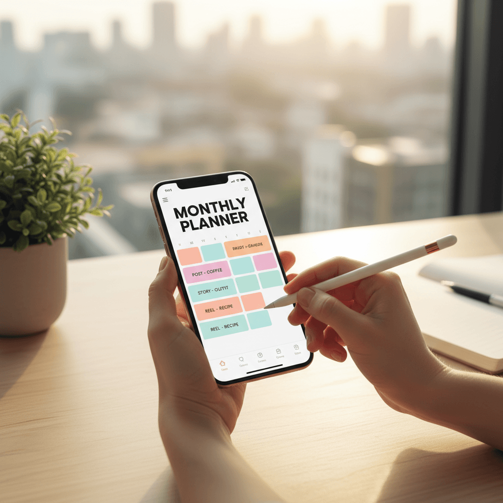 Social media content planning